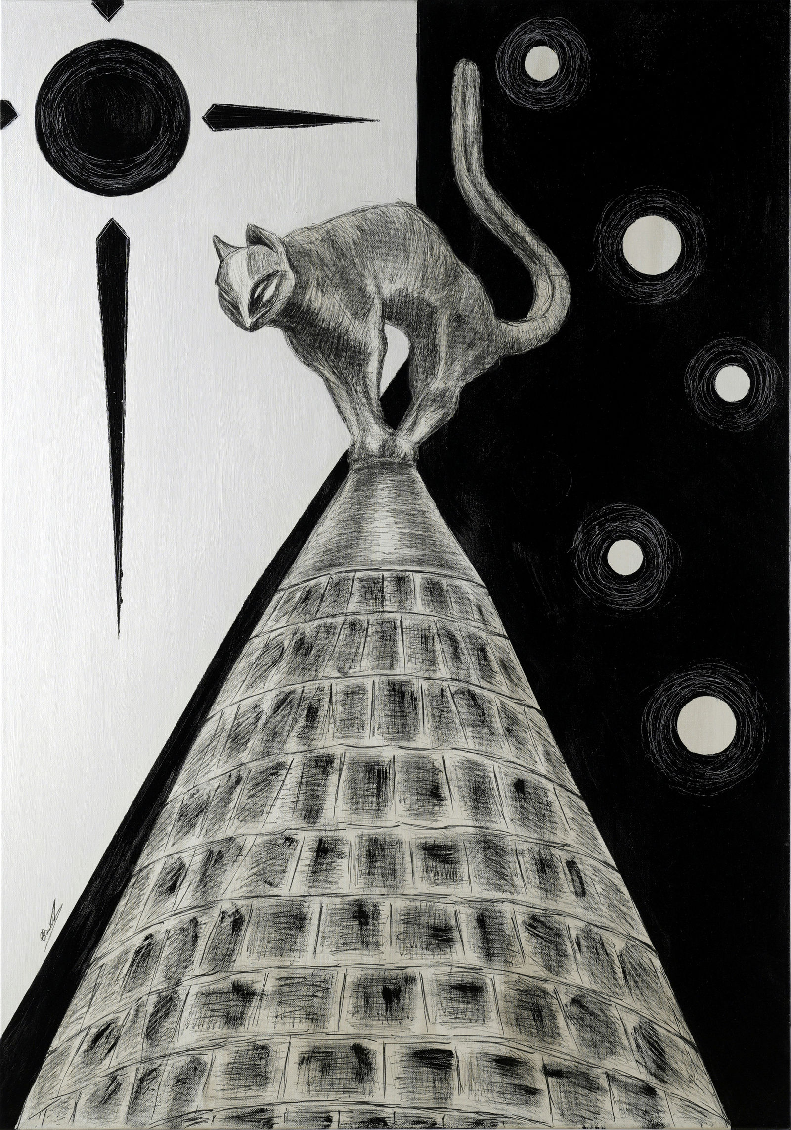 Black and white artwork from ORBITART
